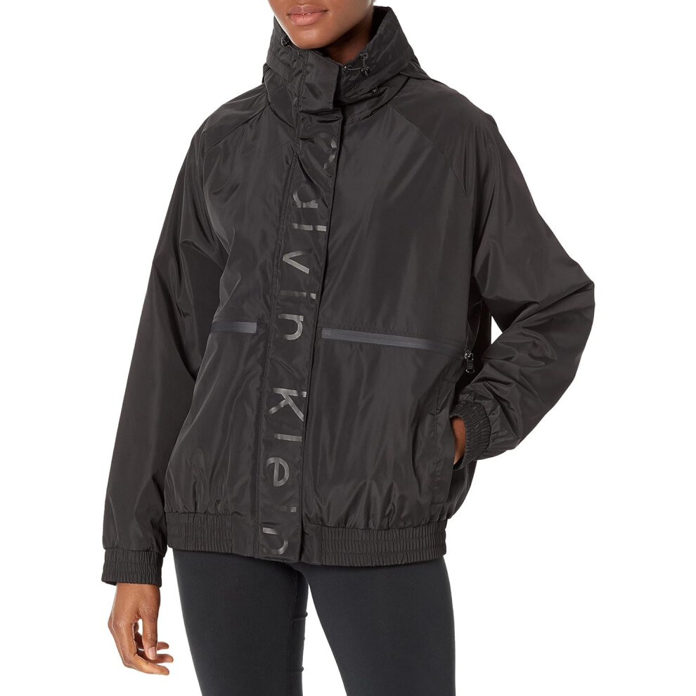 Calvin Klein Women's Lightweight Water Resistant Everyday Windbreaker