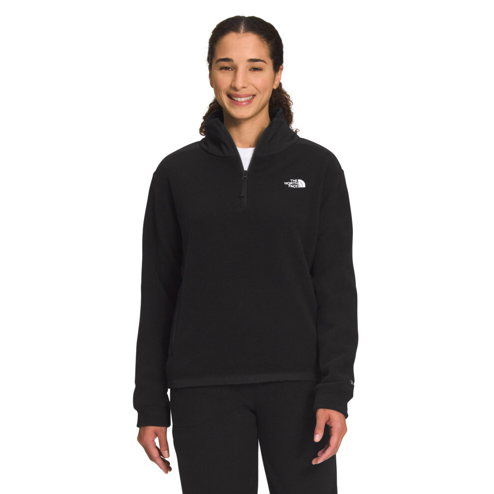 THE NORTH FACE Women's Alpine Polartec 200 Quarter Zip Pullover  TNF B