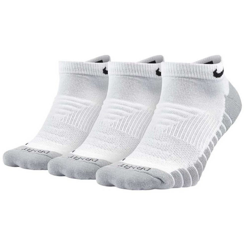 Nike Women's Dri Fit Cushioned No-Show Training Socks 3-Pack Athletic