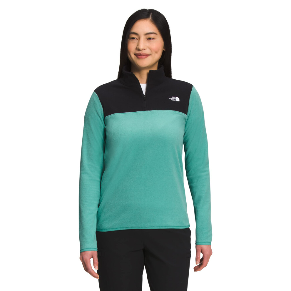 THE NORTH FACE Women's TKA Glacier  Zip Fleece Jacket  Fiery Red/Fiery