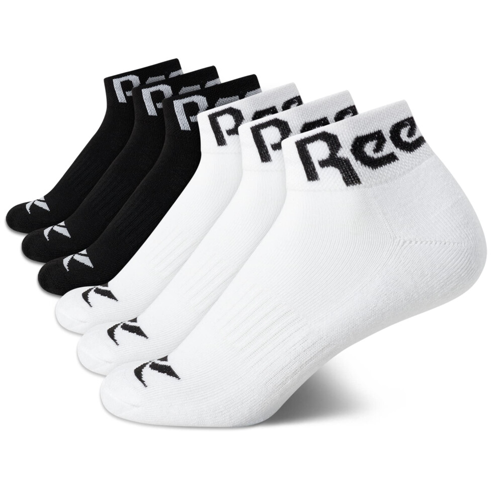 Reebok Women's Comfort Cushioned Athletic Quarter Cut Socks (6 Pack)