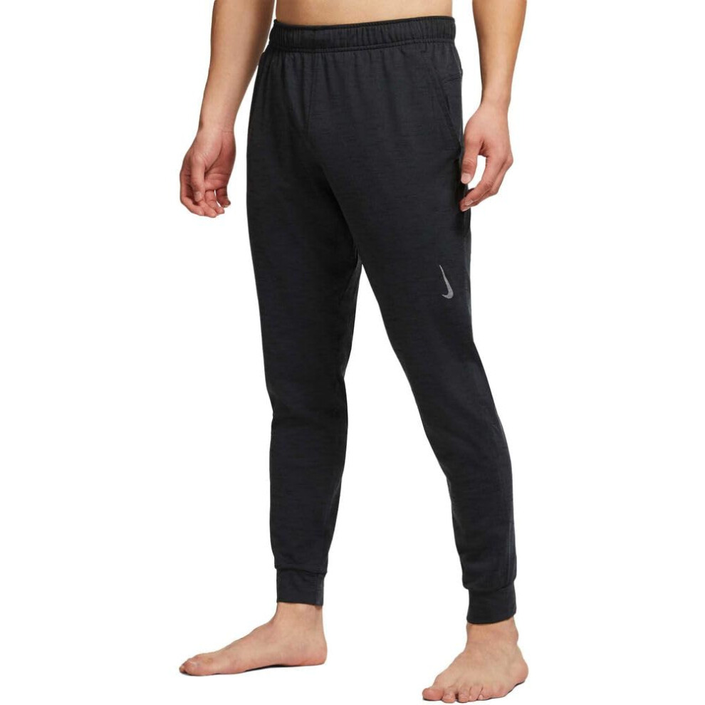 Nike Men Yoga Dri-FIT Pants (X-Large  Off Noir/Black)