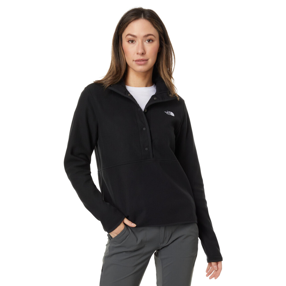 THE NORTH FACE Women's Alpine Polartec 100  Snap  TNF Black  X-Large