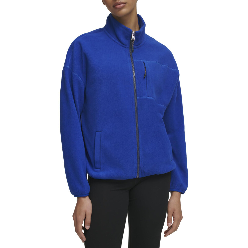 Tommy Hilfiger Women's Soft Polar Fleece Full Zip  Lapis