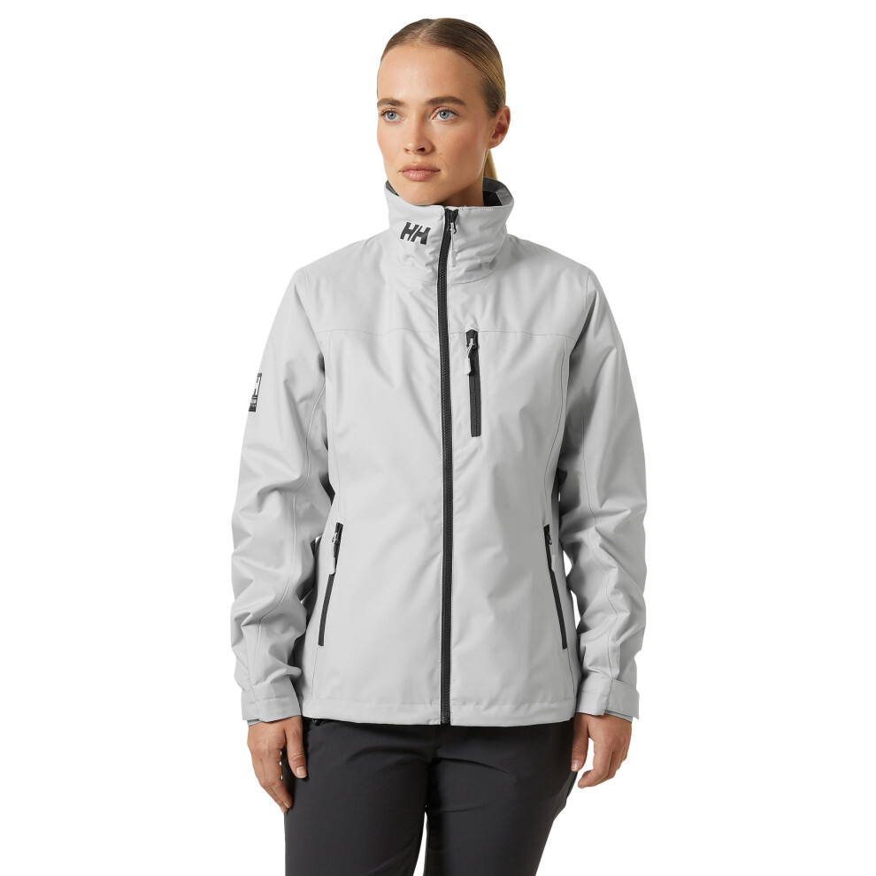 Helly-Hansen Women's Crew Midlayer Jacket 2.0  853 Grey Fog  Medium