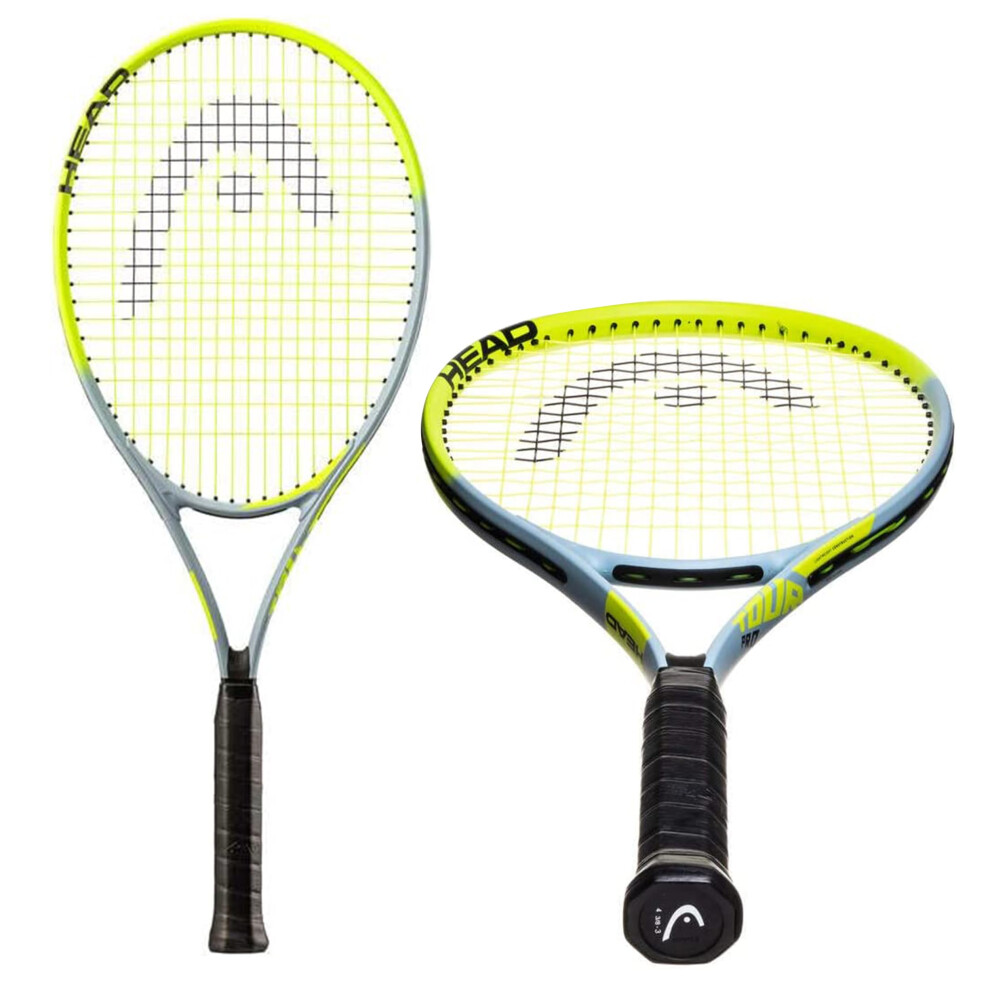 HEAD Tour Pro Tennis Racket - Pre-Strung Light Balance 27 Inch Racquet