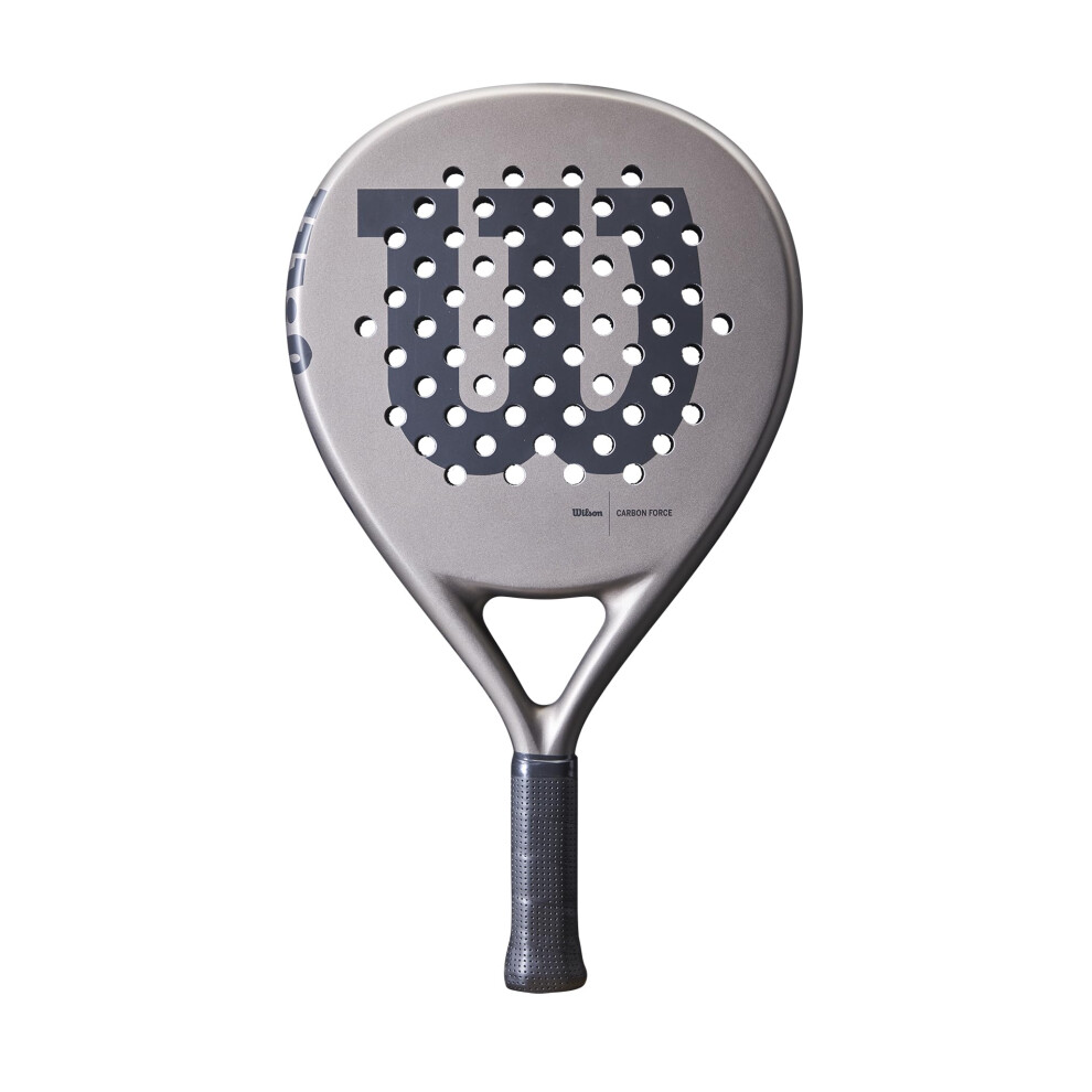 Wilson Carbon Force Team Padel Racket - Grey/Navy