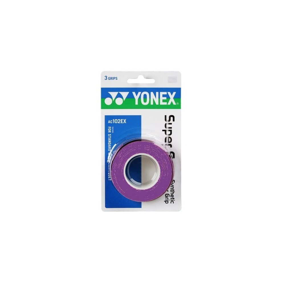 YONEX Overgrip Super GRAP 3 Pack - Tennis  Badminton  Squash - Choice