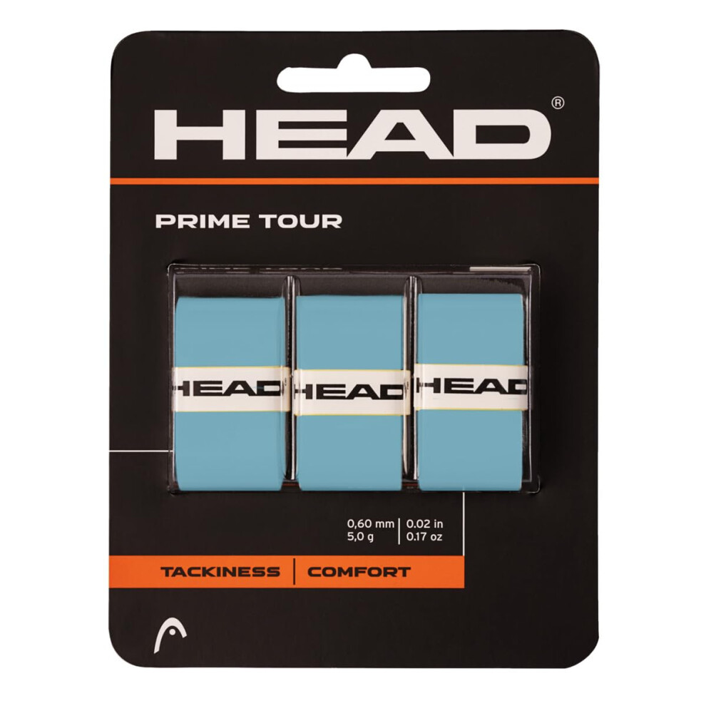 HEAD Prime Tour Overgrip 3 Pack - Blue