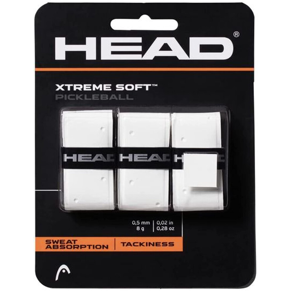 HEAD Extremesoft Pickleball Paddle Overgrip - Tacky Paddle Grip Tape -