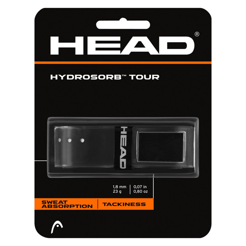 HEAD Hydrosorb Tour Tennis Racket Replacement Grip - Tacky Racquet Han