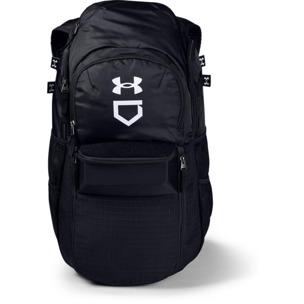 Under Armour mens Yard Baseball Backpack   Black (001)/White   One Siz