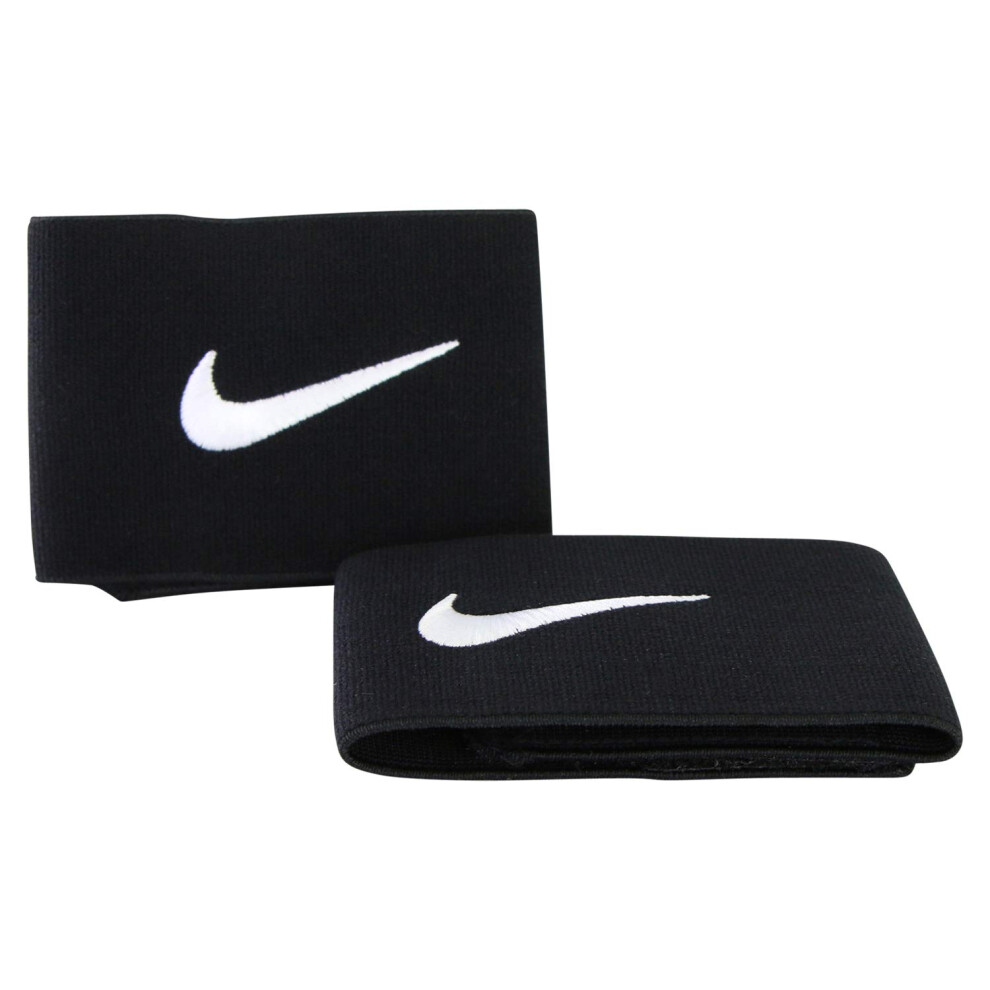 Nike Unisex's Guard Stay II Football Straps  Black/White  One Size