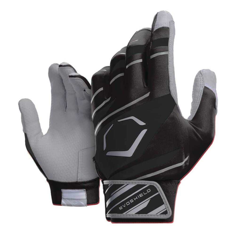 WILSON Sporting Goods Evoshield Youth Speed Stripe Batting Gloves  Bla