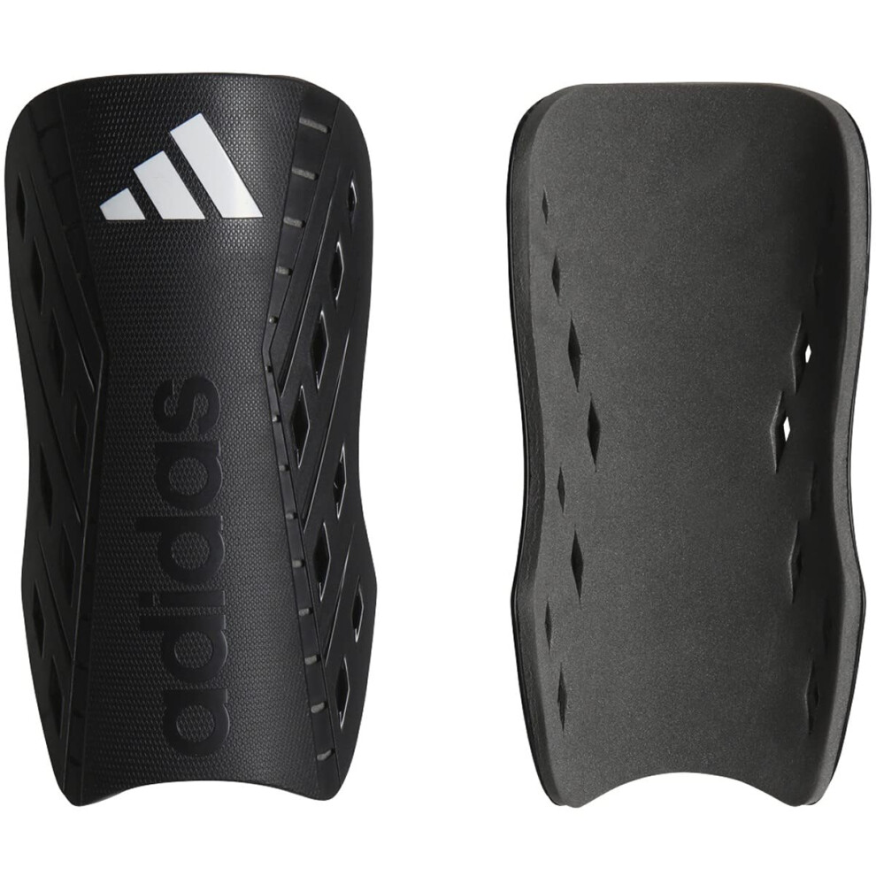 adidas Unisex-Adult Tiro Soft Ground Club Shin Guards  Black/White/Whi