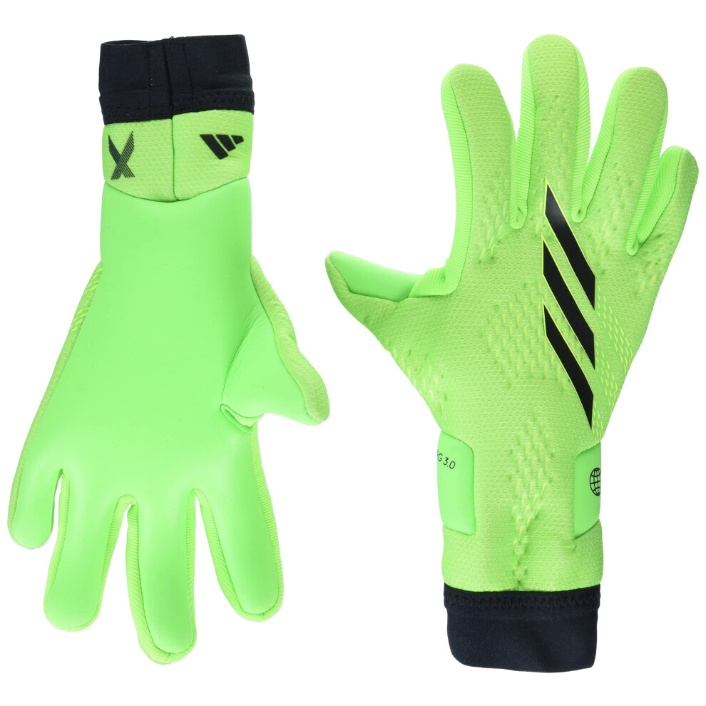 adidas Unisex-Adult X League Goalie Gloves  Solar Green/Black/Solar Ye