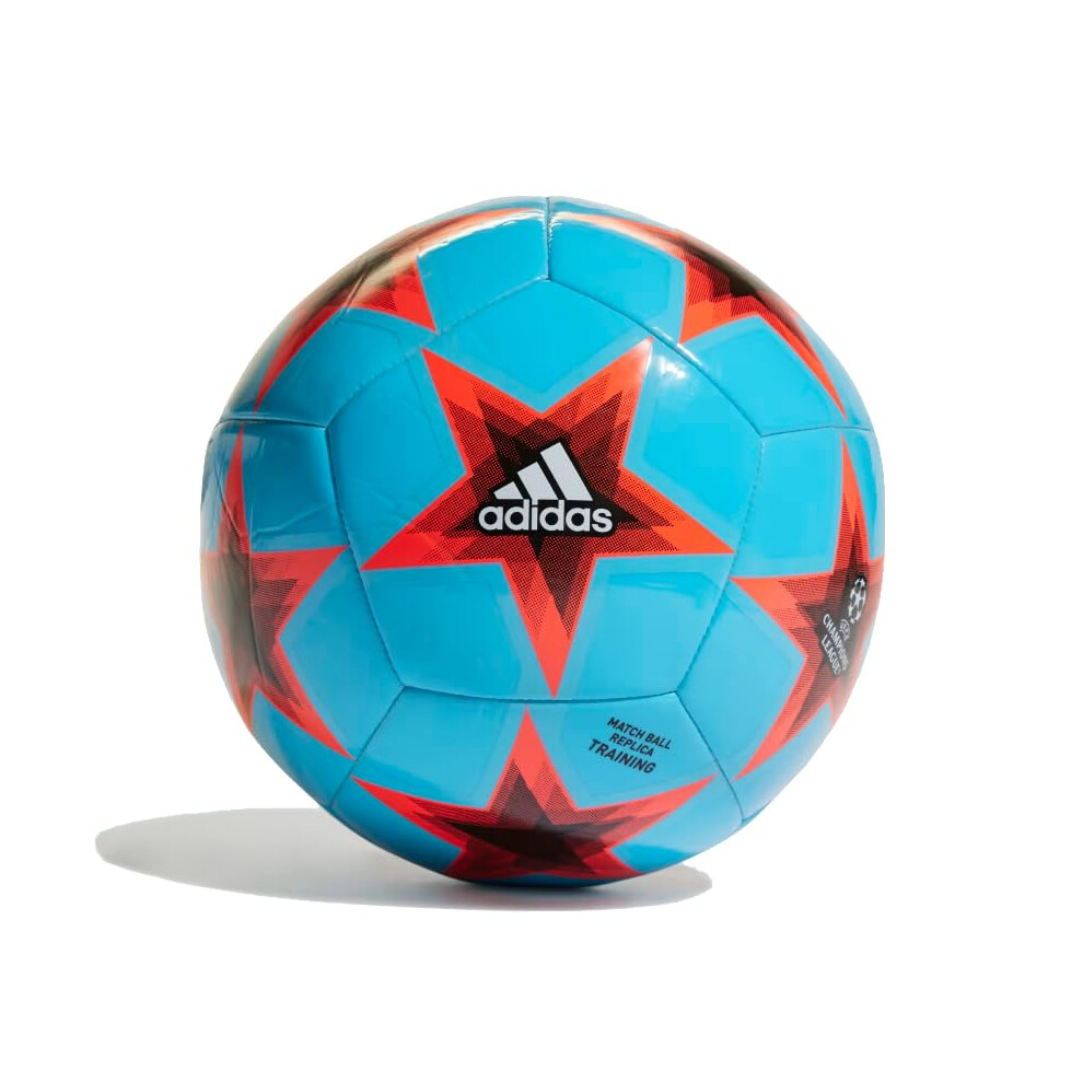 adidas Unisex-Adult UCL Club Ball  White/Solar Orange/Team Royal Blue