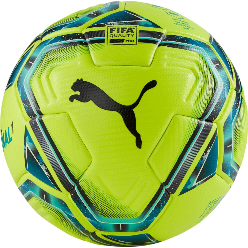 PUMA TEAMFINAL 21.1 FIFA Quality PRO Ball  Size 5 (Lemon Tonic-Spectra