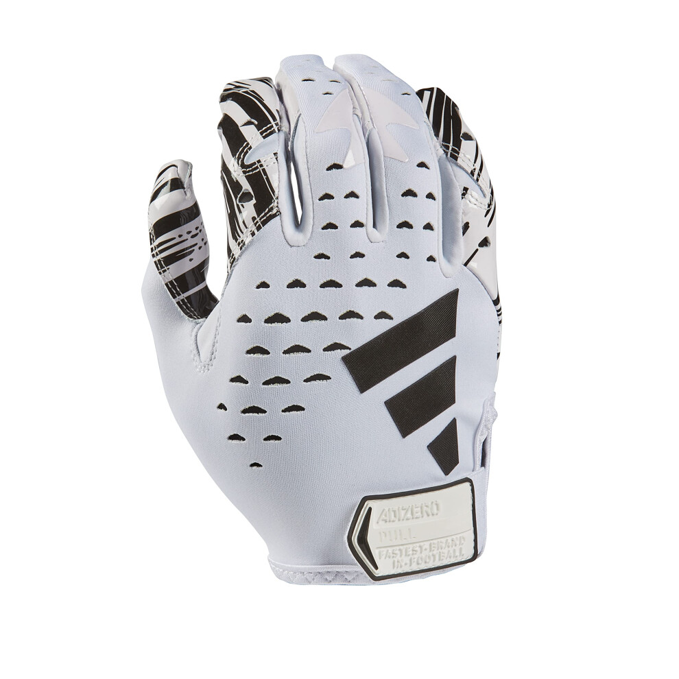 adidas Adizero 13 Football Receiver Gloves  White/Black  Large