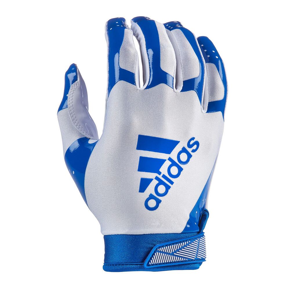 adidas ADIFAST 3.0 Adult Football Receiver Glove  White/Royal  Large