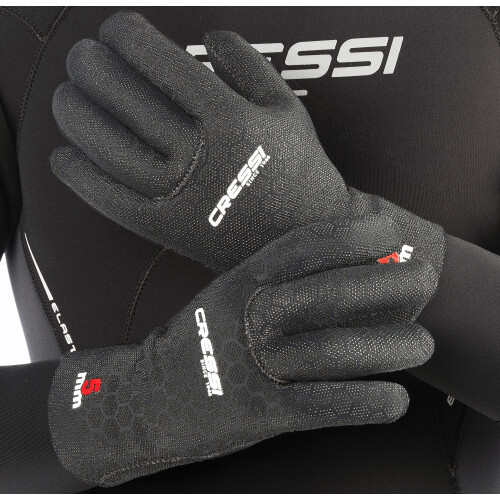 Cressi Cressi High Stretch Handschuhe 5 mm Schwarz XL 1