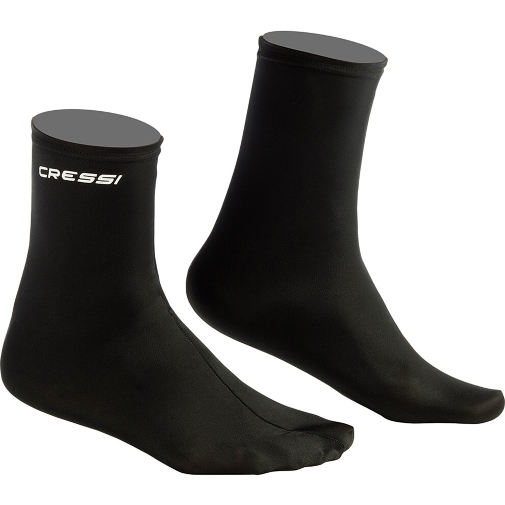 Cressi Unisex Adult Regular Socks  Black  Small-Medium US