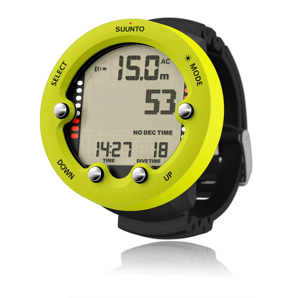 SUUNTO Zoop Novo Wrist Scuba Diving Computer  Lime  Without USB