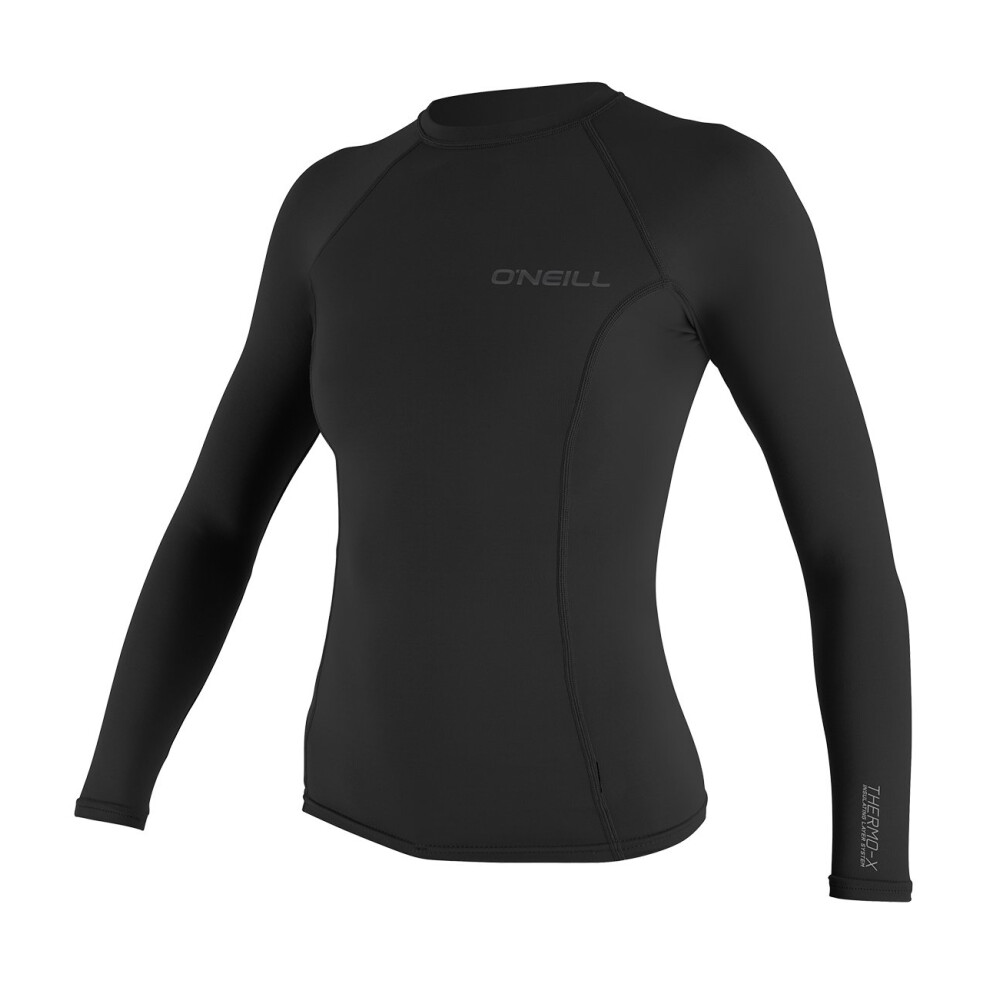 O'Neill Women's Thermo-X Long Sleeve Crew  Black  S