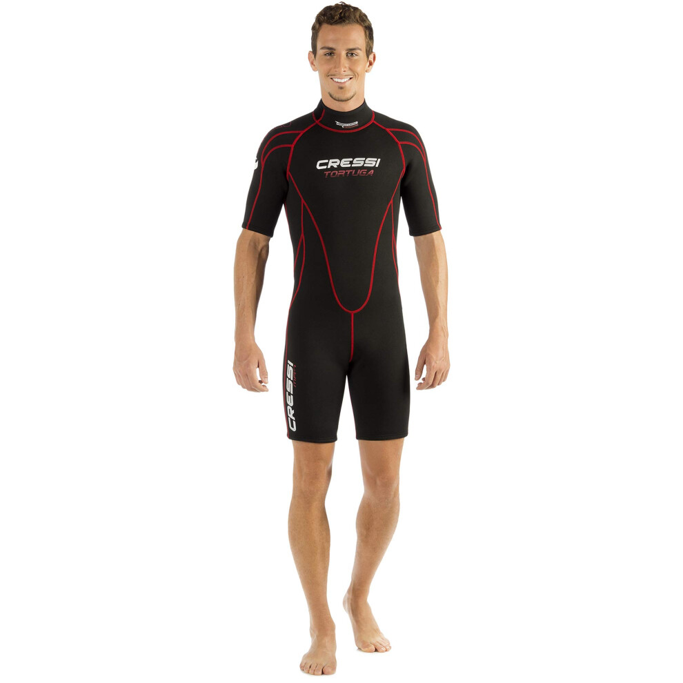 Cressi Tortuga 2.5mm Neoprene Man  Black/Red  3XL