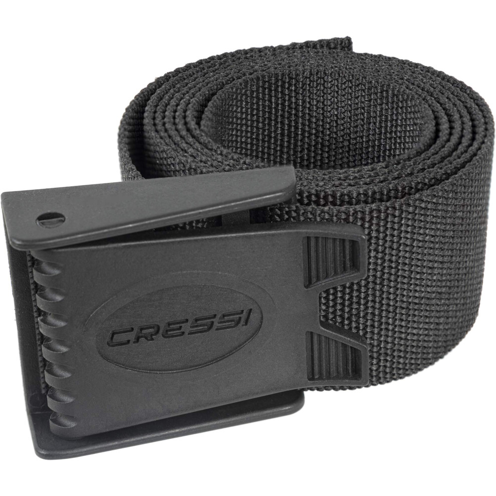 Cressi Nylon Weight Belt w/Plastic Buckle  Black