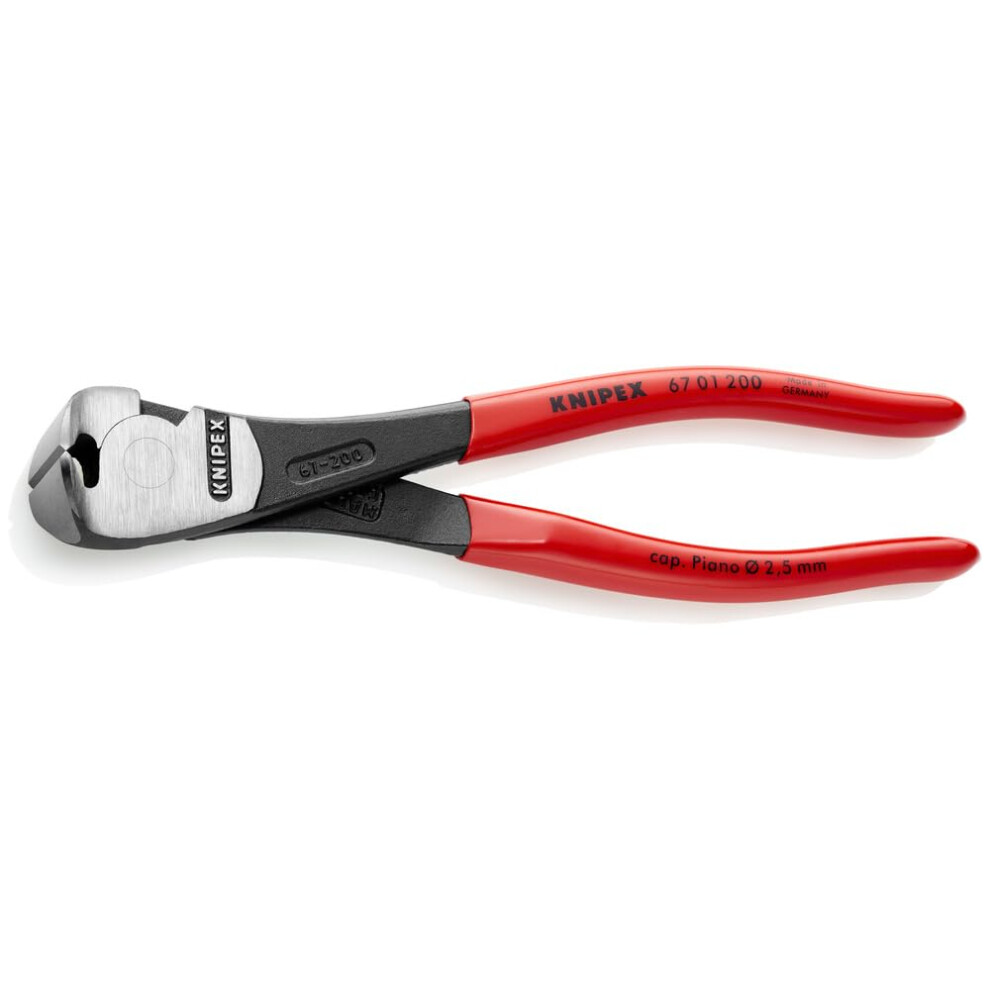 KNIPEX - 67 01 200 Tools - High Leverage End Cutting Nippers (6701200)