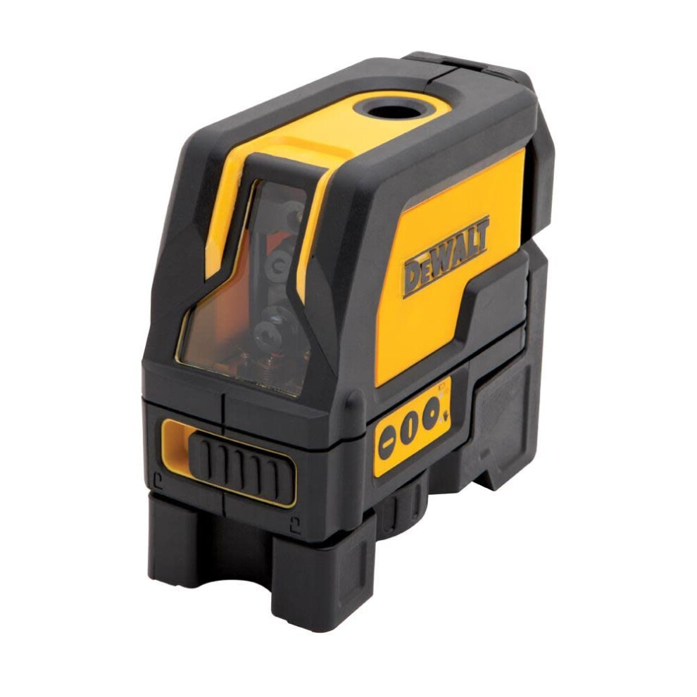 DEWALT Cross Line and Spot Laser Level  Red  165 Ft. (DW0822)