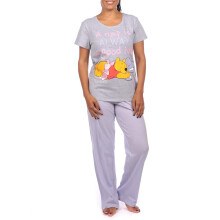 Pigiama Disney Winnie The Pooh Donna Taglia Media Grigio