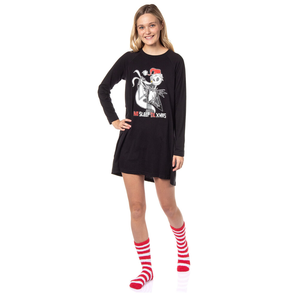 The Nightmare Before Christmas Women's Jack Skellington No Sleep Til X