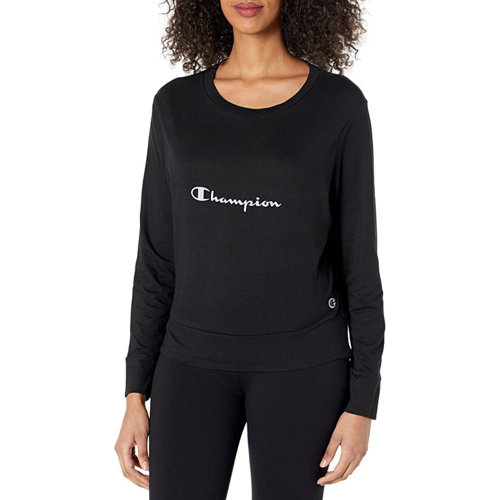 Champion Women's Sleep PJ Set  Black/Silverstone  Medium