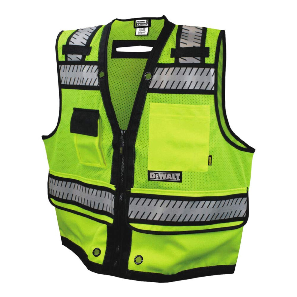 DEWALT DSV521 Class 2 Heavy Duty Surveyor Vest  Medium