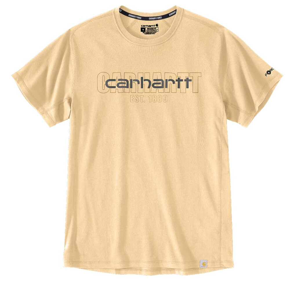 Carhartt Men's Force Relaxed Fit Midweight Short-Sleeve Logo Graphic T