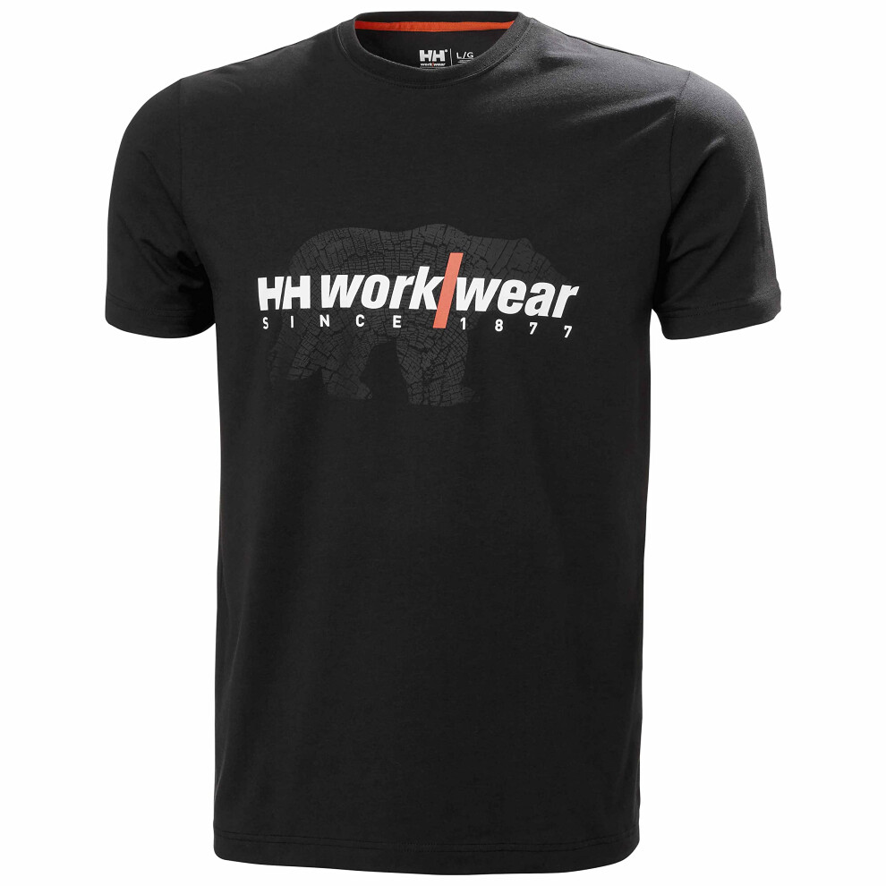 Helly-Hansen Men's Workwear HHWW Graphic T-Shirt Black - Large