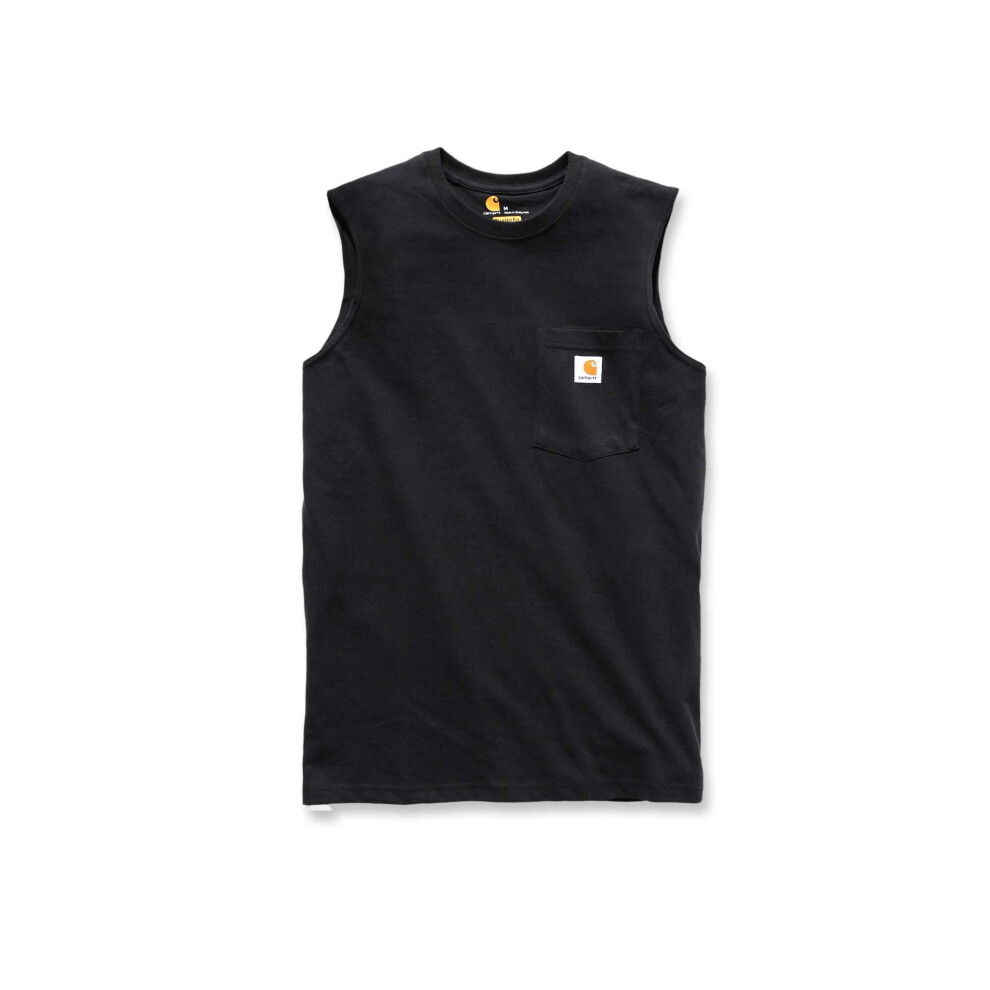 Carhartt Men's Workwear Pocket Sleeveless Midweight T-Shirt Relaxed Fi