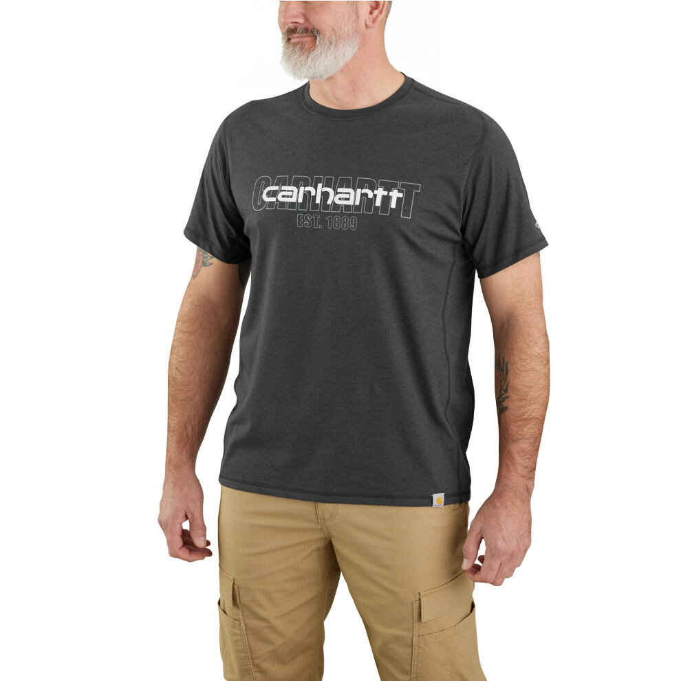 Carhartt Men's Force Relaxed Fit Midweight Short-Sleeve Logo Graphic T