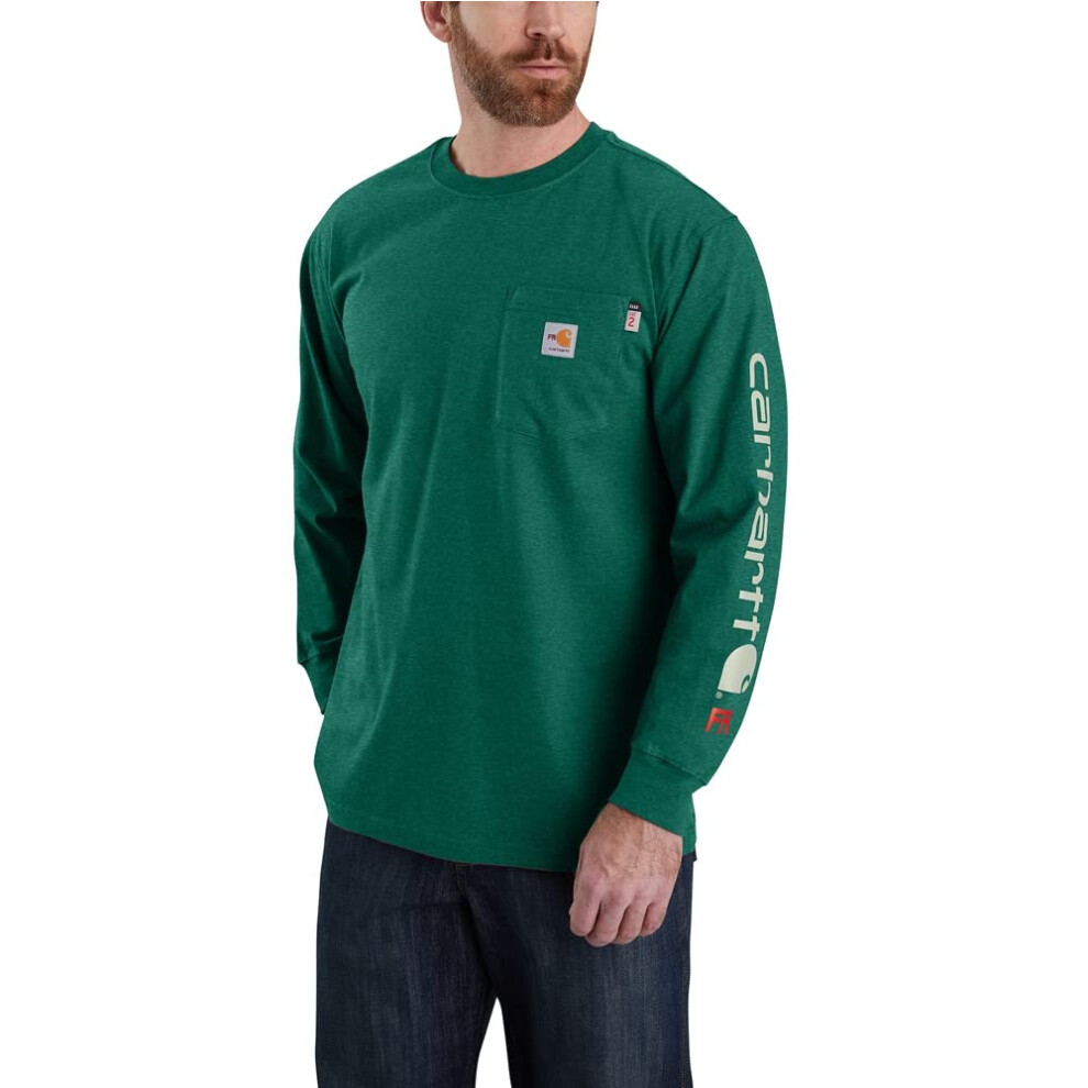 Carhartt Men's Flame-Resistant Force Original Fit Long-Sleeve Graphic