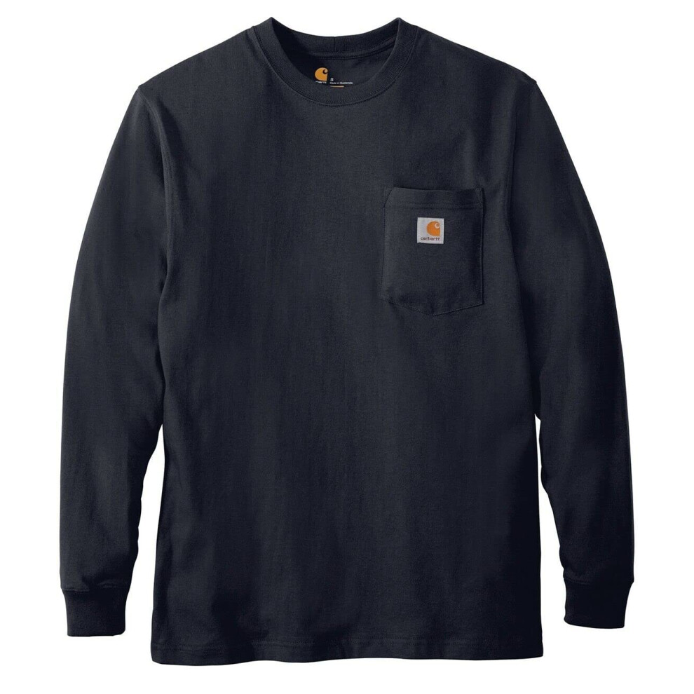 Carhartt Men's Loose Fit Heavyweight Long-Sleeve Pocket T-Shirt (Close