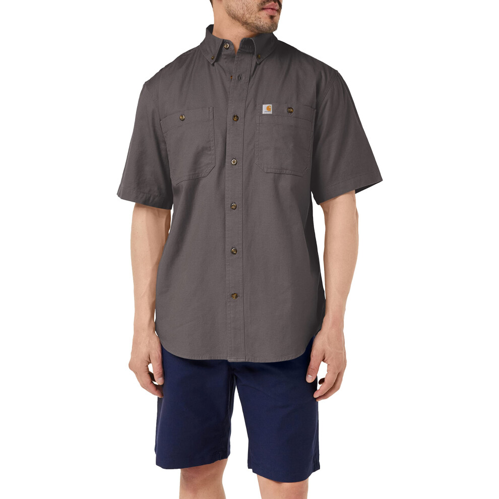 Carhartt mens Rugged Flex Rigby Short Sleeve (Big & Tall) Work Utility