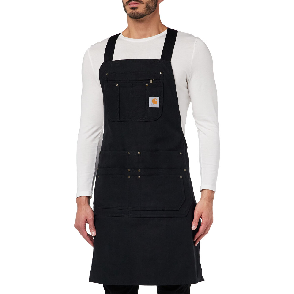 Carhartt Men's Firm Duck Apron  Black  One Size