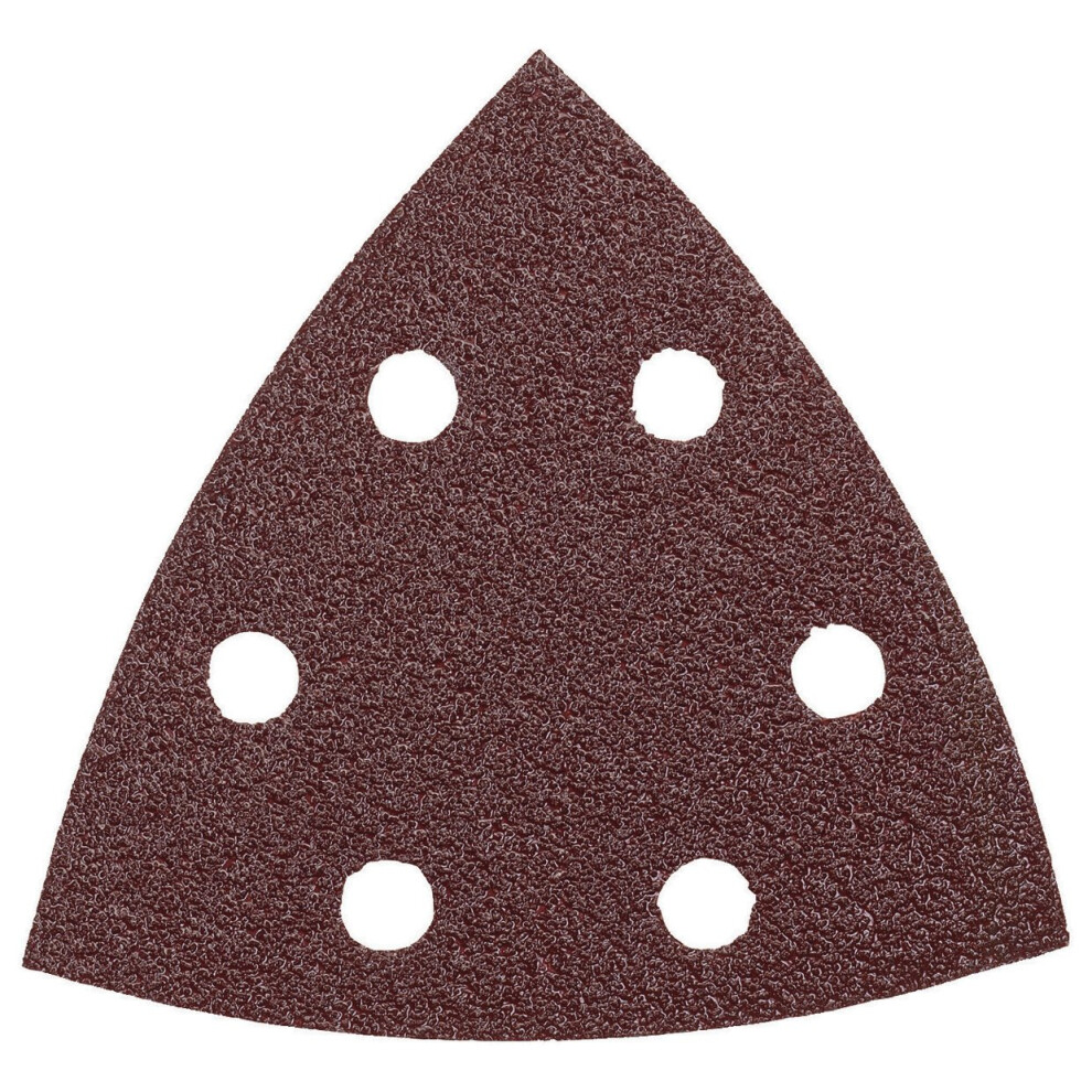 Bosch Detail Triangle  Hook & Loop Sanding Sheet  Red  240 Grit (5pk)