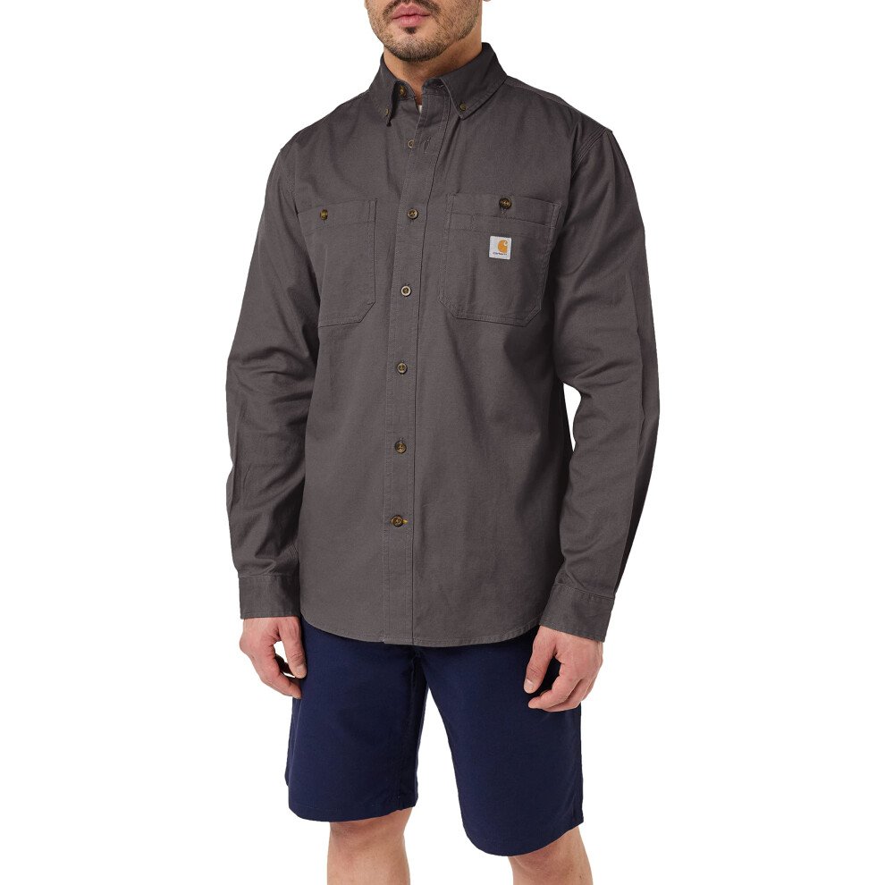 Carhartt Men's Rugged Flex Rigby Long Sleeve Work Shirt (Regular and B