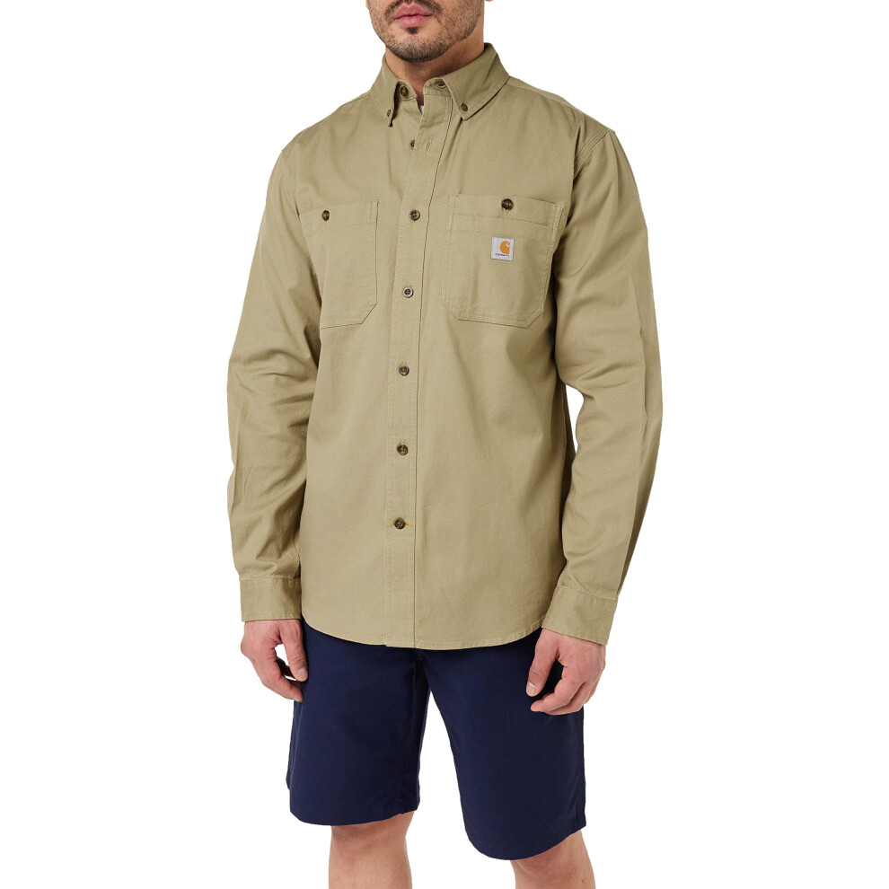 Carhartt Men's Rugged Flex Rigby Long Sleeve Work Shirt (Regular and B