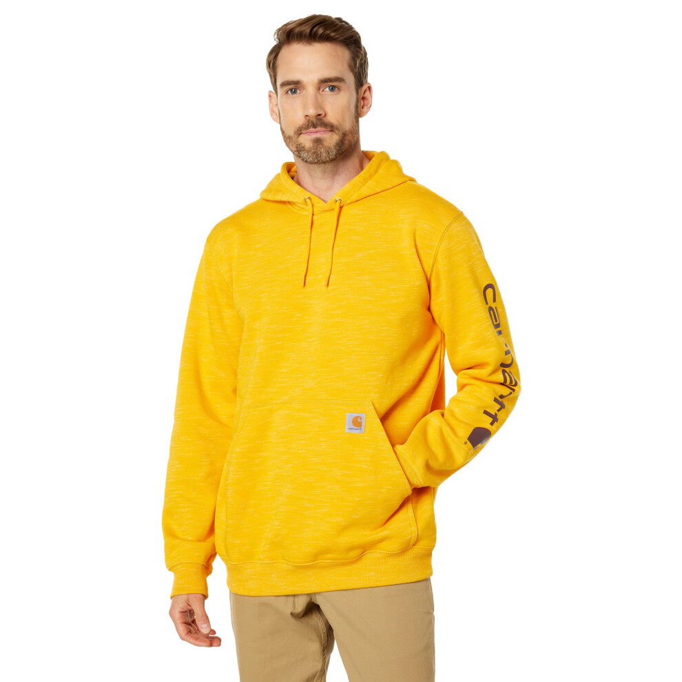 Carhartt Men's Loose Fit Midweight Logo Sleeve Graphic Sweatshirt Clos