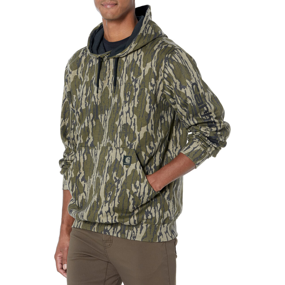 Carhartt Men's Big & Tall Loose Fit Midweight Sleeve Graphic Sweatshir