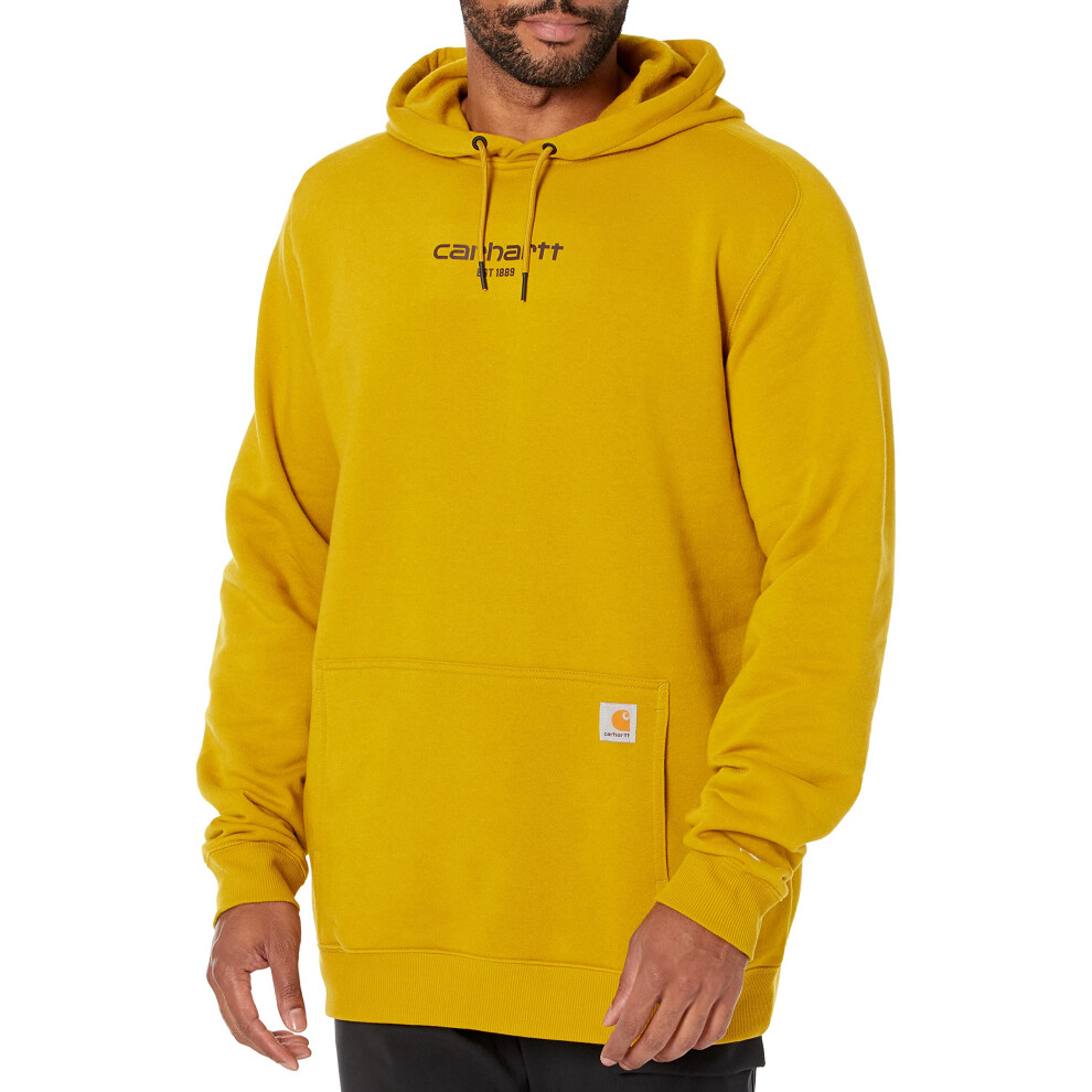 Carhartt Men's Big Force Relaxed Fit Lightweight Logo Graphic Sweatshi